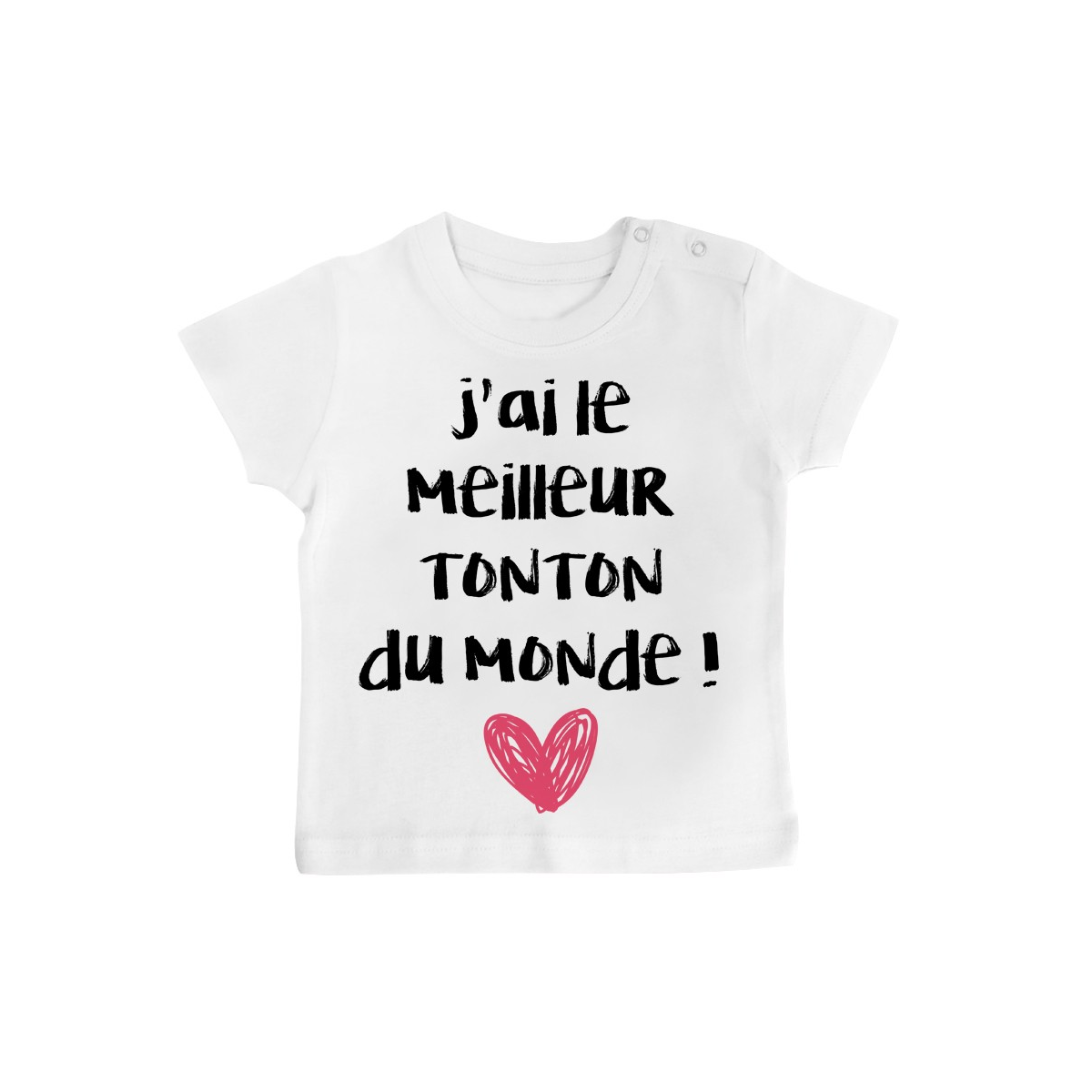 T-Shirt bébé J'ai le meilleur Tonton du monde