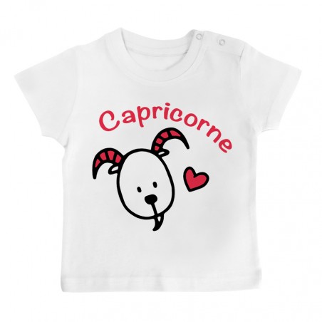 T-Shirt bébé Signes Astrologiques : Capricorne