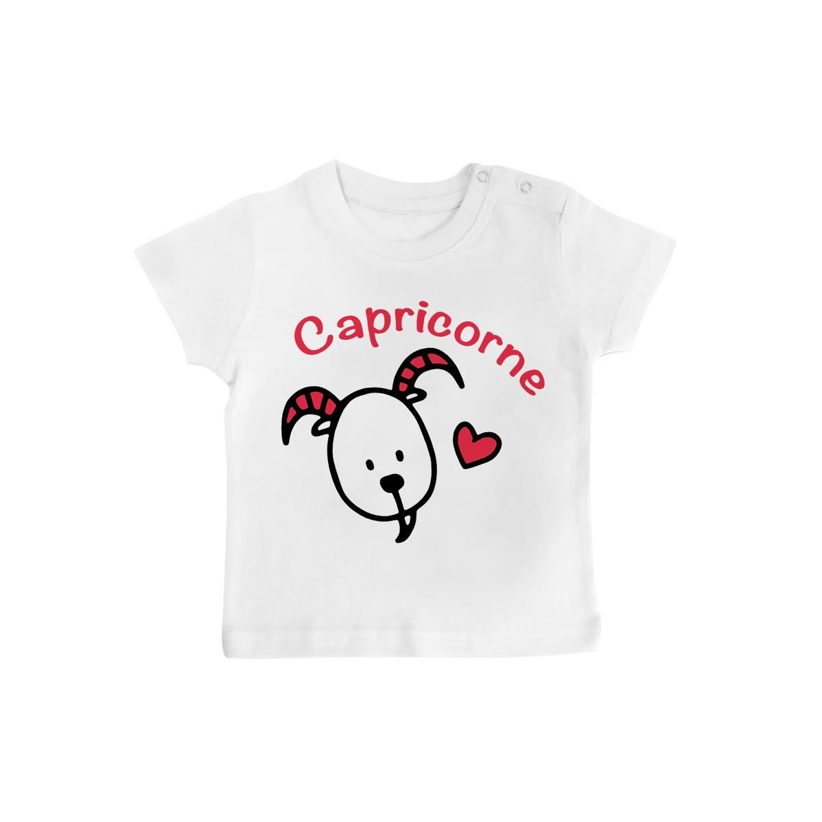 T-Shirt bébé Signes Astrologiques : Capricorne