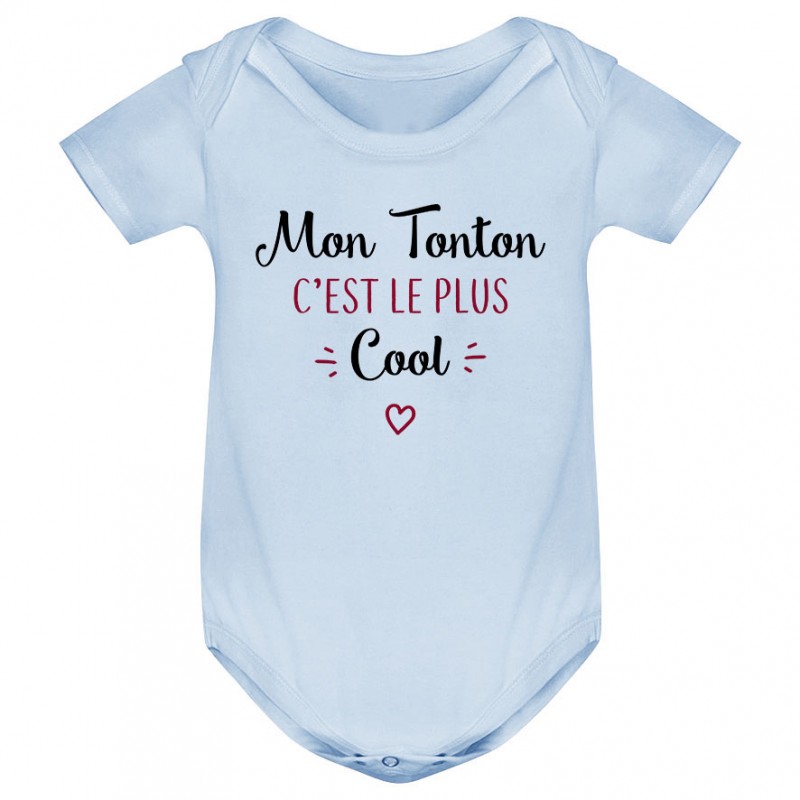 Body bébé Mon tonton c'est le plus cool