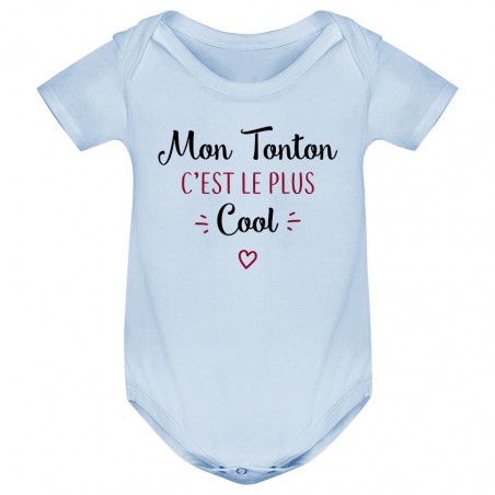 Body bébé Mon tonton c'est le plus cool