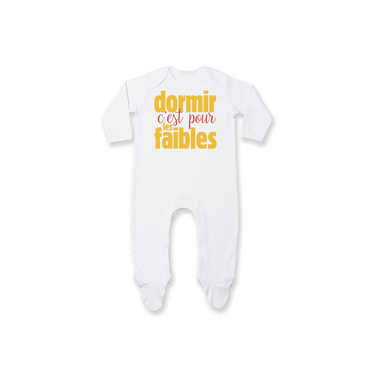 Pyjama bébé Dormir c'est pour les faibles