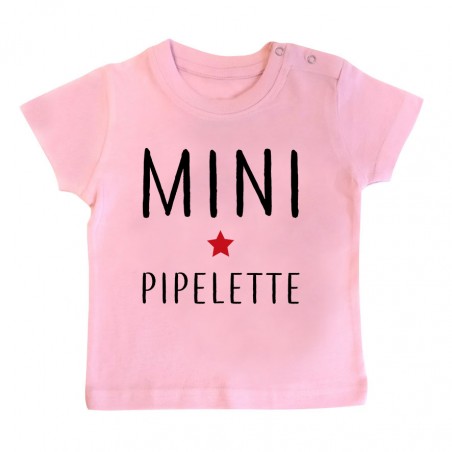 T-Shirt bébé Mini pipelette